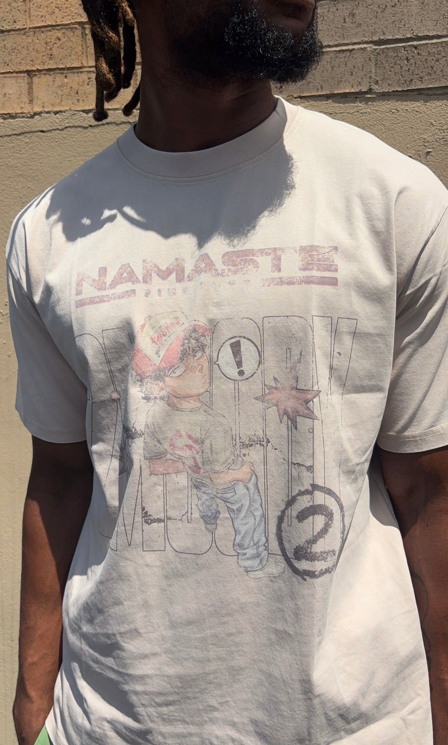 "Namaste fine Shyt" 2Moody Graphic T-Shirt